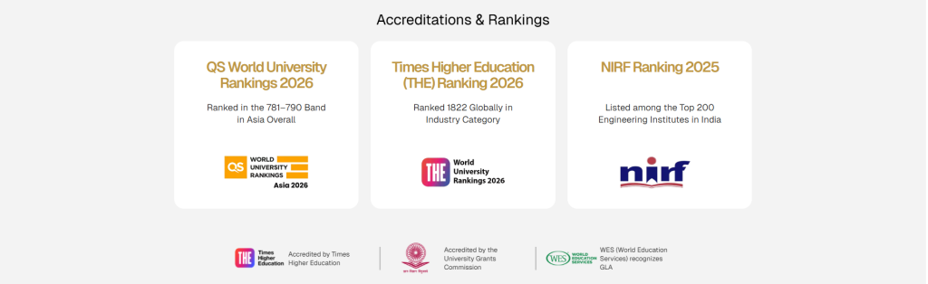 gla online admission